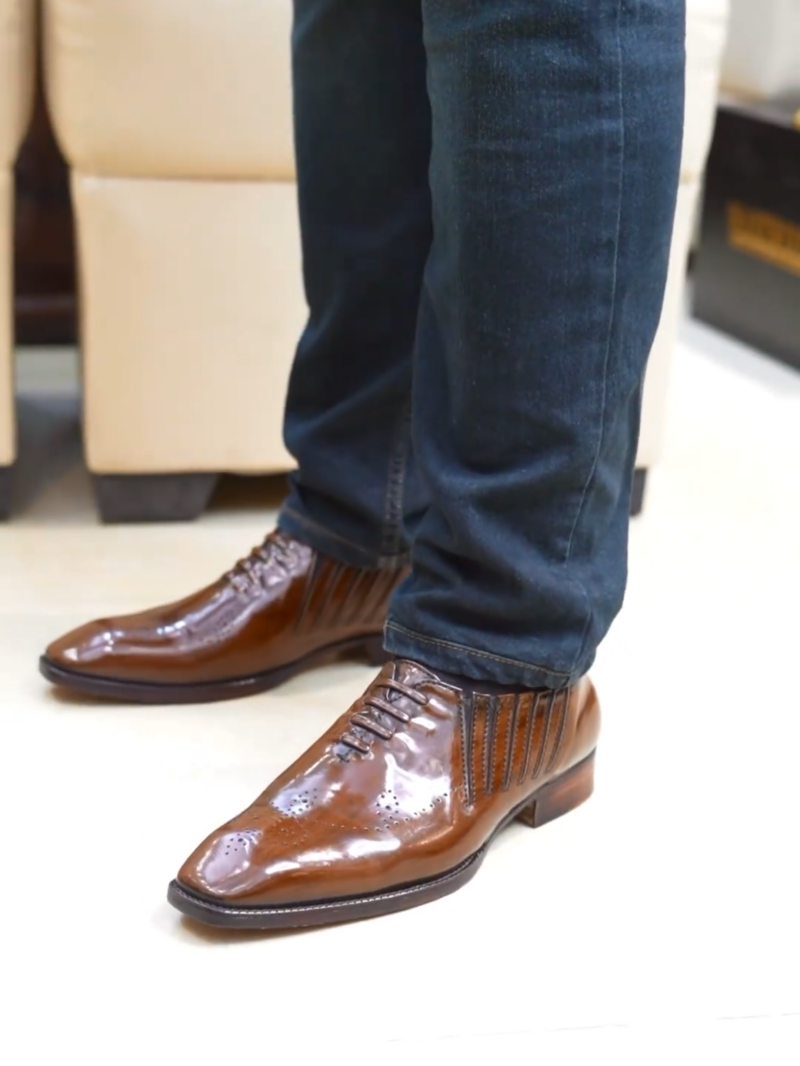 Classic business slip-on smooth leather loafer