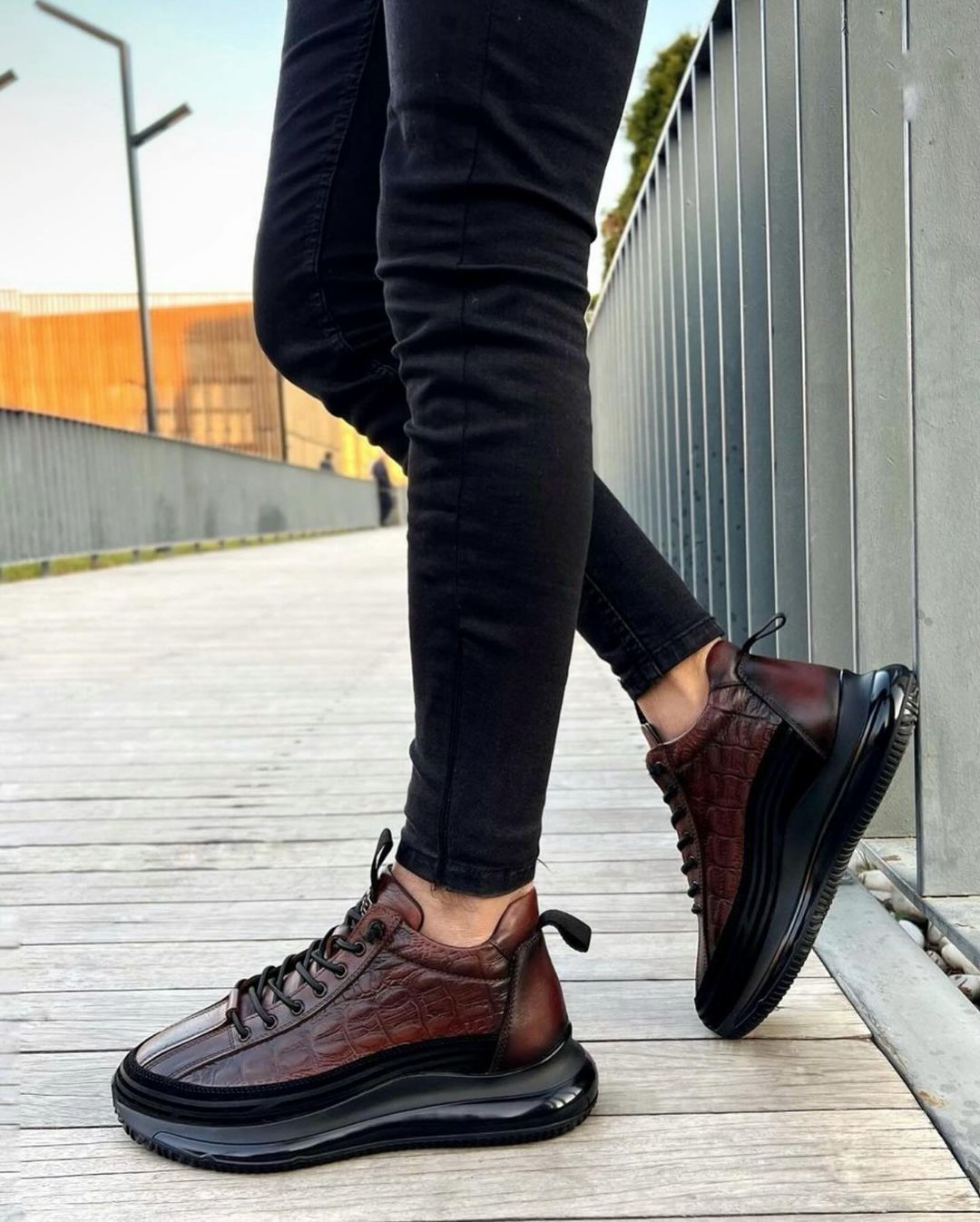 【50%OFF+ FREE SHIPPING】Men's leather sneakers