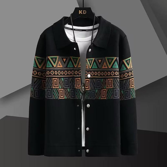 Men's Knitted Cardigan Slim Fit Fashion Jacket