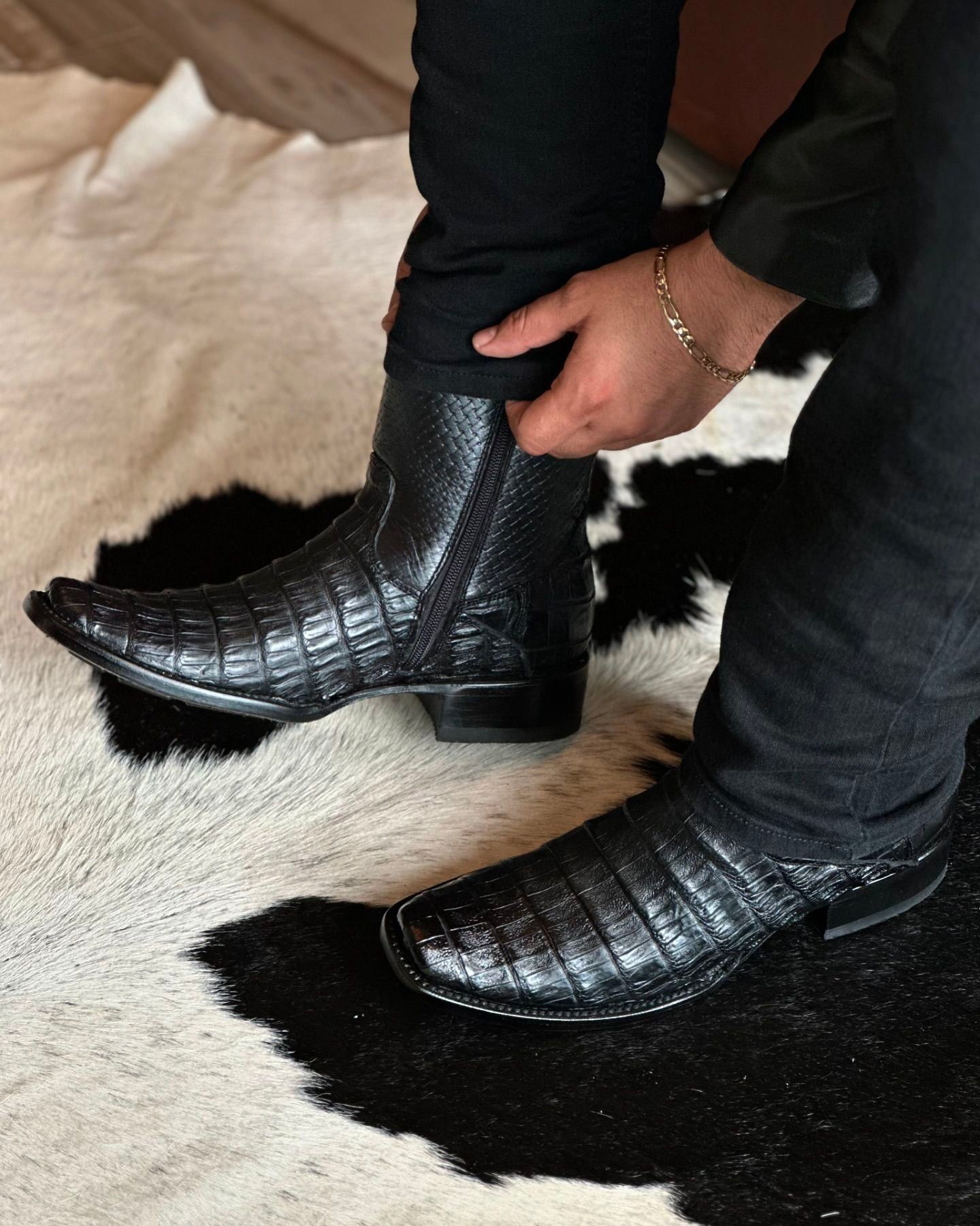 【50%OFF+ FREE SHIPPING】Men's Handmade Leather Boots