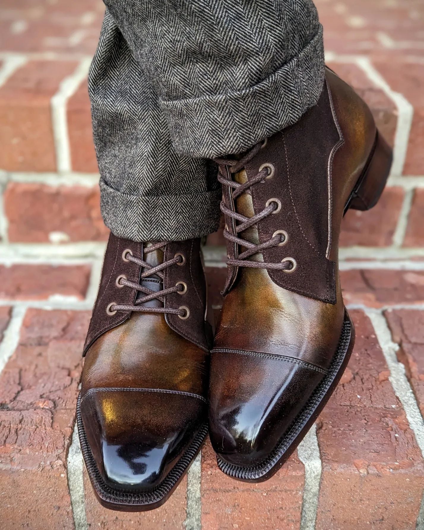 【Free shipping on orders over $69, 50% off sitewide】Men's handmade leather shoes