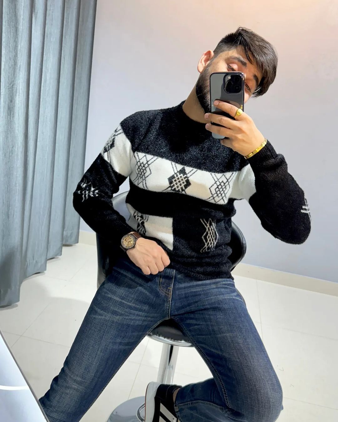 【50%OFF+ FREE SHIPPING】Men's loose pullover sweater