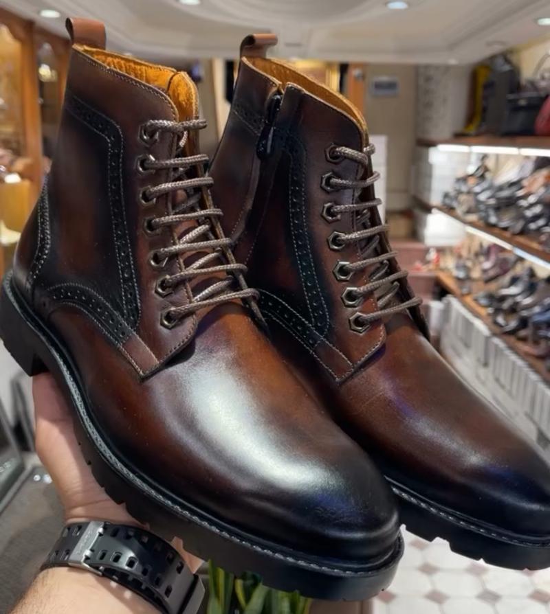 【🎉50%OFF+ FREE SHIPPING】Men's Vintage Leather Boots